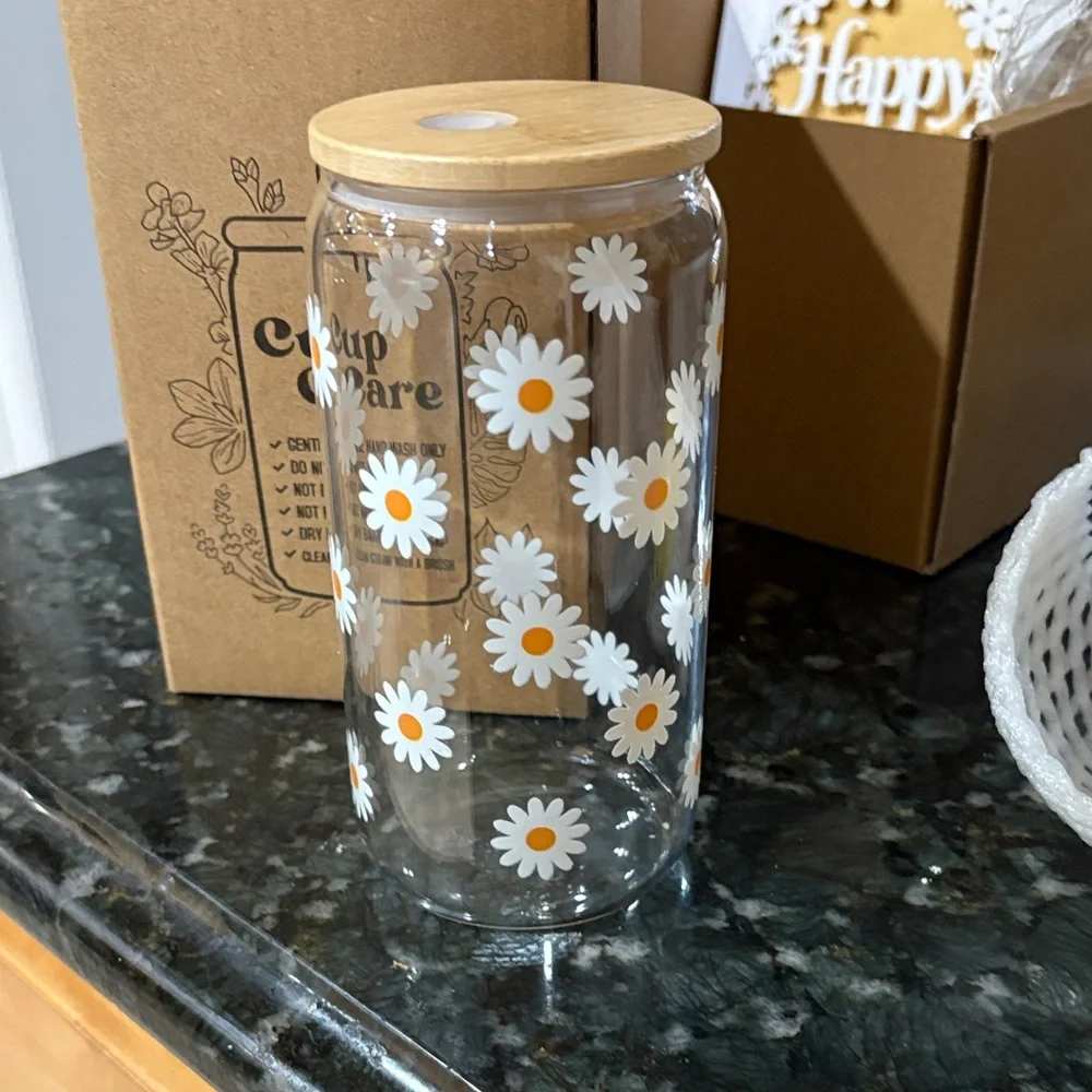 Eco-Friendly Bamboo Cup with Straw